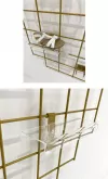 Ripiano in plexiglass 10,2 cm