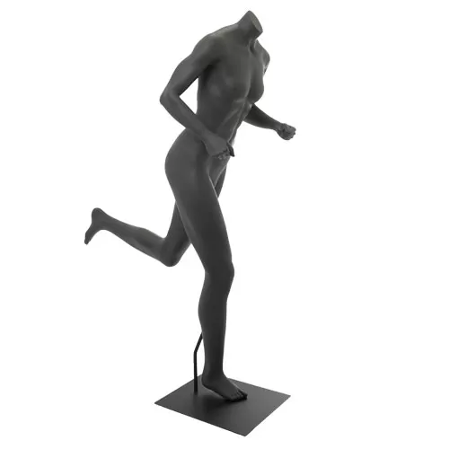 Manichino donna sportivo runner - antracite