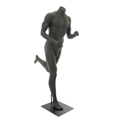 Manichino uomo sportivo runner - antracite fine serie