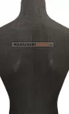 Manichino uomo braccia legno in tessuto marrone - ex noleggio