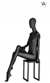 Female seated mannequin - Collection N°5 - Anthracite