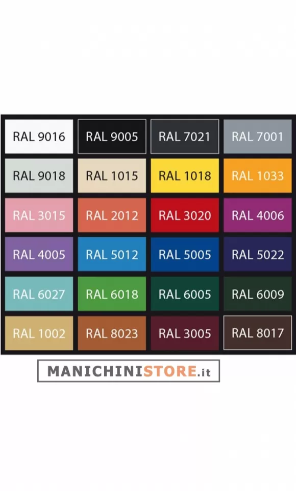 VERNICIATURA PERSONALIZZATA - COLORAZIONI RAL