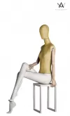 Manichino Donna Seduto Pastello Collection - Golden Yellow