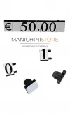 Segnaprezzi Componibili per Vetrine 10 x 15 mm - bianco e nero 