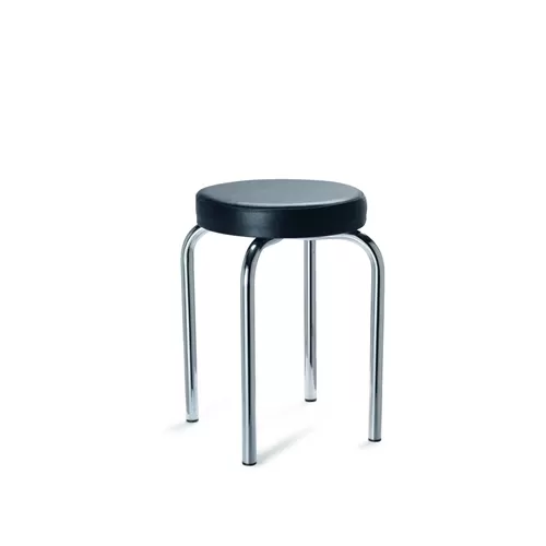 Sgabello in Ecopelle con 4 gambe