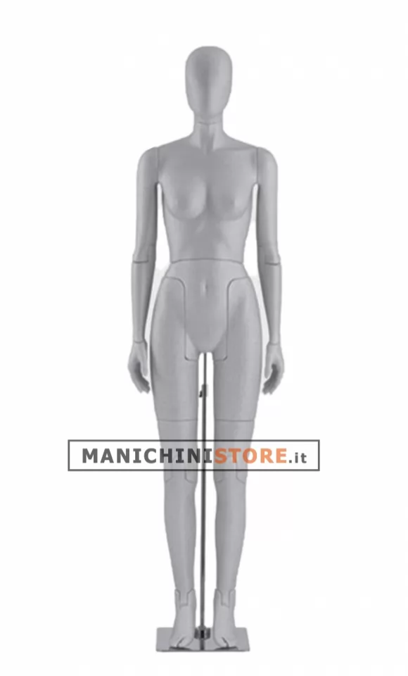 Noleggio manichino donna snodato - testa a uovo 02S