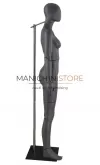 Manichino donna snodato testa a uovo 02B con attacco collo
