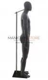 Manichino uomo snodato testa a uovo 01B con attacco collo