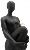 Noleggio manichino sportivo donna dalla testa a uovo - stretching