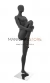 Noleggio manichino sportivo donna dalla testa a uovo - stretching