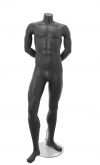Manichino sportivo uomo senza testa antracite - ex noleggio