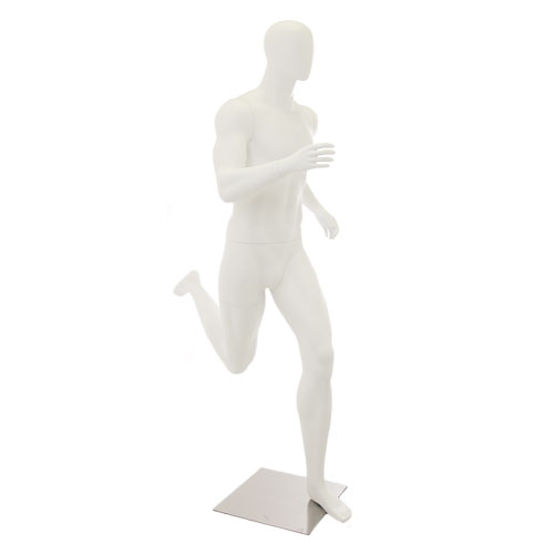 Manichino sportivo uomo dalla testa a uovo - Runner