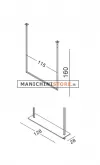 Struttura a soffitto con mensola