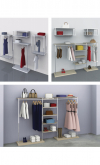 Soluzione base a muro 224 cm