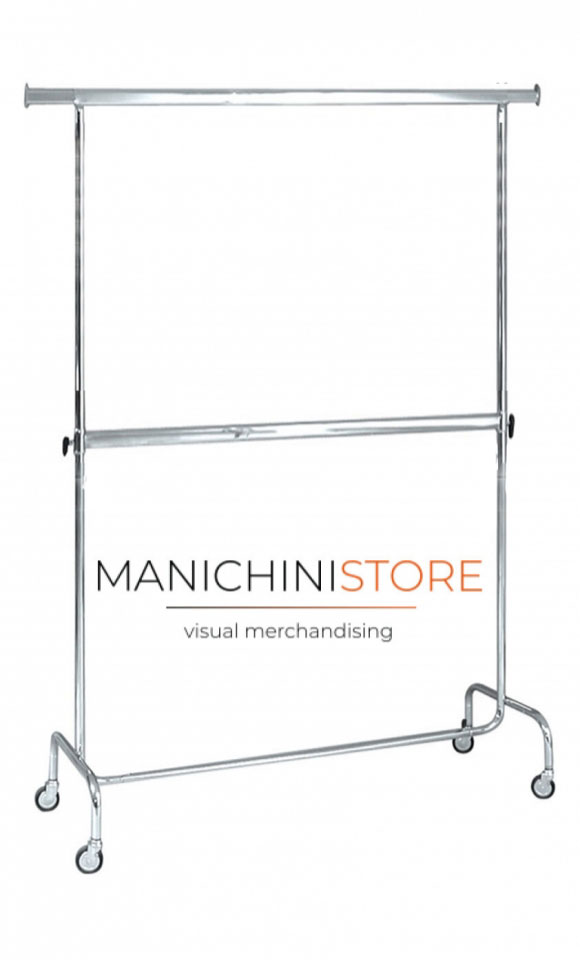 Double clothing rack