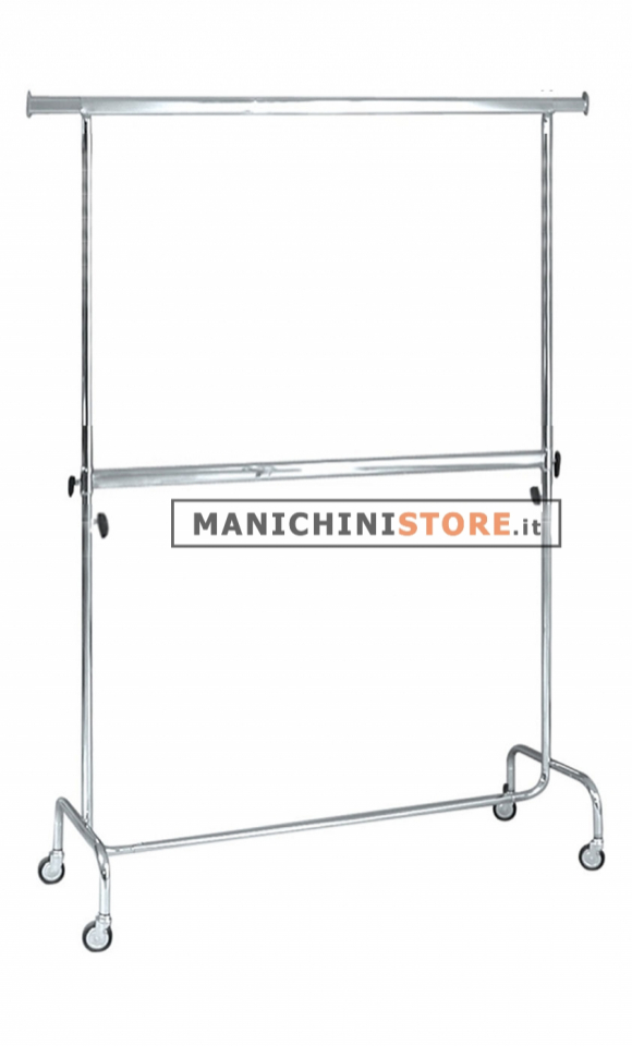 Double clothes rack