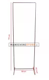 Stender 50 cm fisso - Ruggine