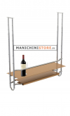 Stender U a soffitto attrezzata con porta bicchieri