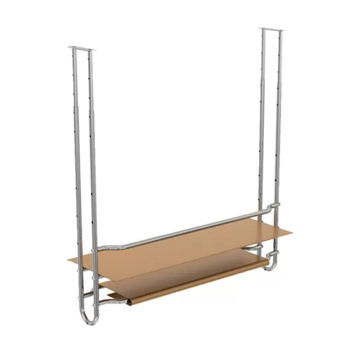 Stender U a soffitto attrezzata con porta bicchieri