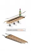 Stender U a soffitto attrezzata con porta bicchieri