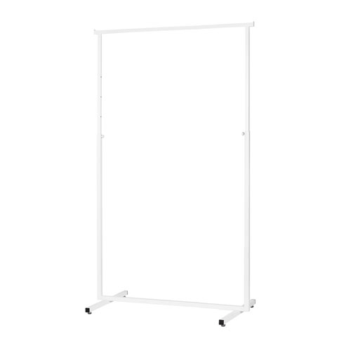 Stender tubo quadrato 60 cm regolabile - bianco