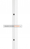 Stender tubo quadrato 60 cm regolabile - bianco