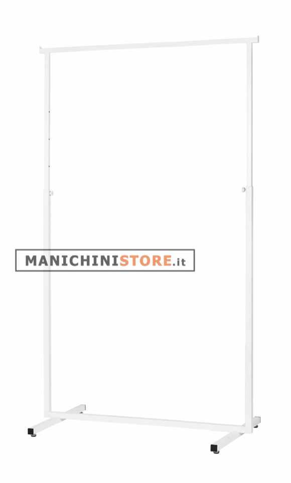 Square tube 100 cm clothes rack - adjustable