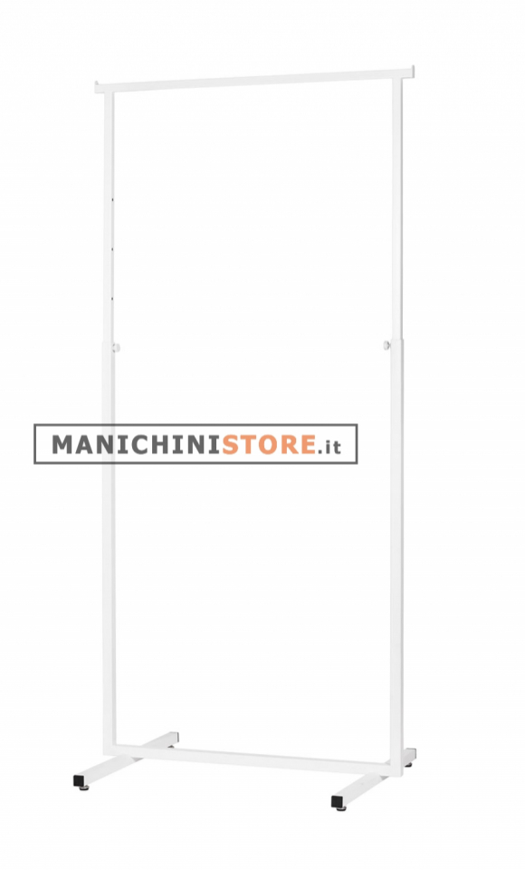 Square tube 60 cm clothes rack - adjustable
