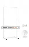 Stender tubo quadrato 60 cm regolabile - bianco