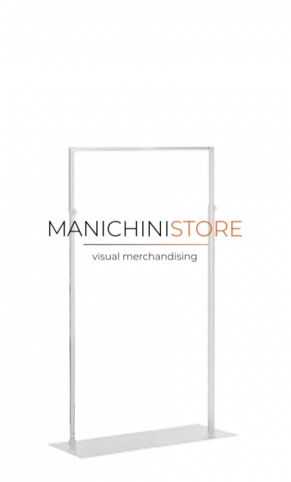 Stender tubo quadrato 60 Regolabile - Bianco