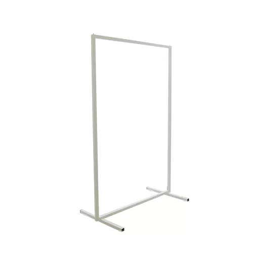 Stender tubo quadrato 100 cm bianco