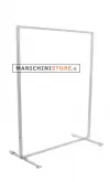 Stender tubo quadrato 150 cm con piedini