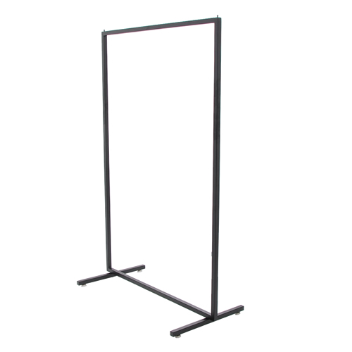 Noleggio stender fisso tubo quadrato 100 cm nero