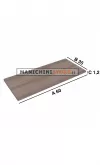 Ripiano in legno d'olmo 60x35 cm