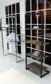 Freestanding clothing racks with shelves 67.2 cm