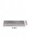 Top per tavolo in legno d'olmo 104,6x67,4 cm