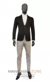 Manichino uomo testa uovo Collezione Moon - Black