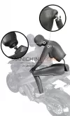 Manichino donna per moto con testa e spalle snodate