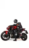 Manichino uomo per moto con testa snodata