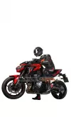 Manichino donna per moto con testa e spalle snodate