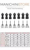 Busto donna sartoriale professionale in lino con braccia legno e base treppiede TG. 40 Small 