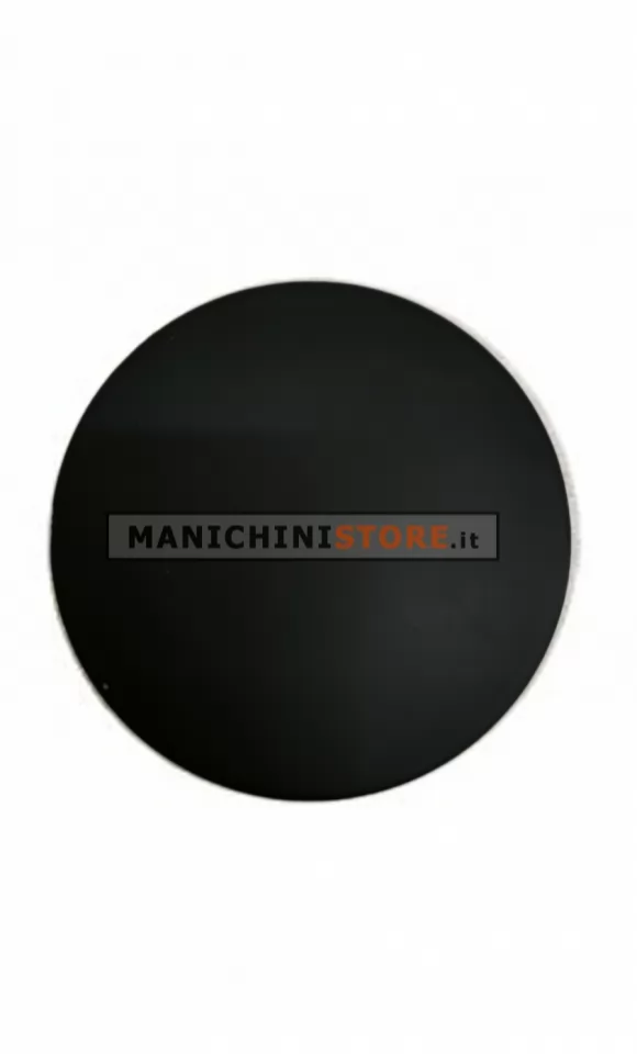 Terminale nero per manichino uomo
