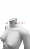 Busto donna bianco con braccia e base da banco