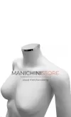 Busto donna bianco con braccia e base