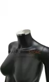 Busto donna nero con braccia e base