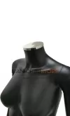 Busto donna nero con testa, braccia e base