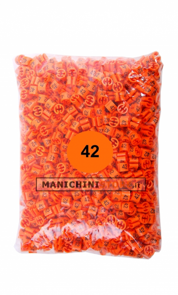 Orange size tag - 42
