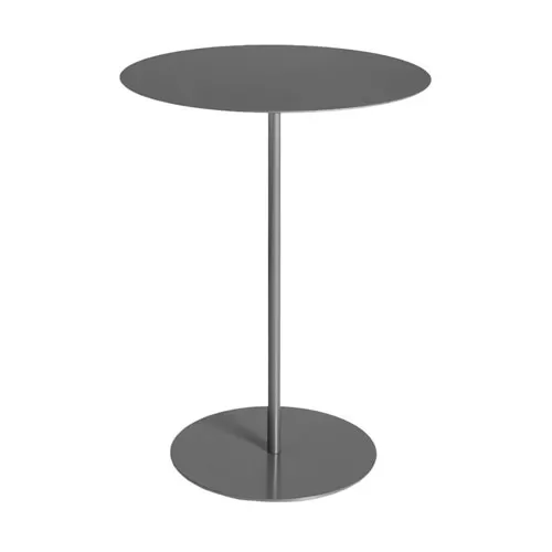 Tavolino espositore tondo 40 - alluminio opaco