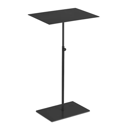 Tavolino espositore rettangolare 60 - Nero