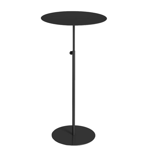 Tavolino espositore tondo 60 - Nero